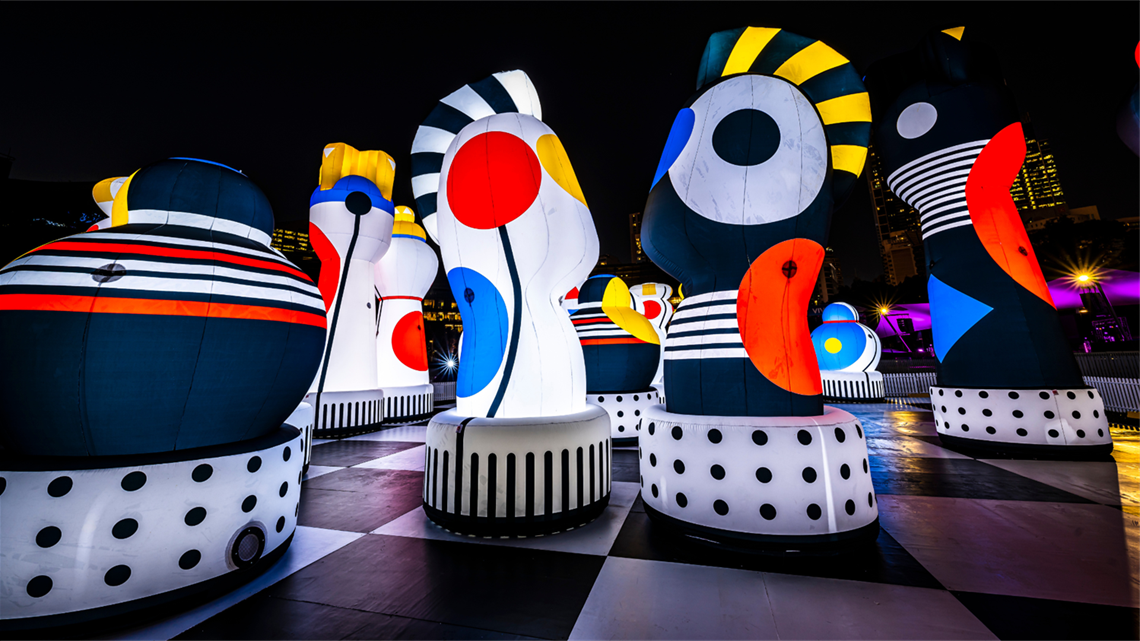 Checkmate Chatswood, Sculptures | Credit: Destination NSW